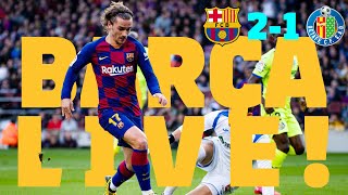 ⚽  Barça 2 - 1 Getafe | BARÇA LIVE: Warm Up & Match Center #BarçaGetafe