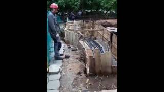 монтаж кабеля 110кВ кабельной лебедкой OMAC