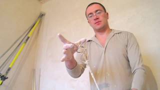 Правильный венчик для замешивания шпаклевки миксером.