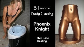 Body Casting Miss Exotic Angel (Full round lower torso, butt & legs to make a nude table base)