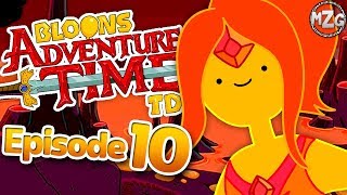 Bloons Adventure Time TD Gameplay Walkthrough - Episode 10 - Flame Princess! (iOS, Android)