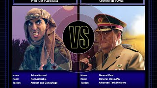Command & Conquer General Zero Hour Prince Kassad VS General Kwai #2!!