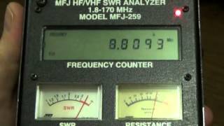 Basics of Using an MFJ Antenna Analyzer by W5LA