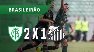 AMÉRICA MG 2 X 1 SANTOS - GOLS - 18/11 - BRASILEIRÃO 2018