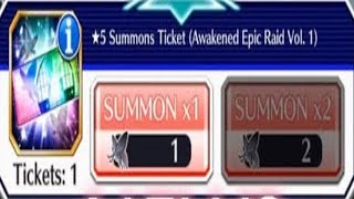 Bleach Brave Souls [AWAKENED EPIC RAID 5 Star Ticket Summon]