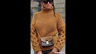 Стильный Свитер Спицами - 2019 / Stylish Knitting Sweater / Stylischer Strickpullover