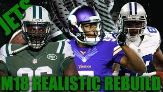 Jets to the Super Bowl!? Realistic Rebuilding of The New York Jets | Madden 18 Franchise