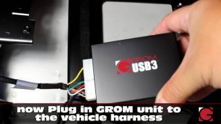 Installation of GROM USB Android iPhone Bluetooth Car Kit Into BMW Z4 2003-2008 (trunk)