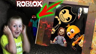 ОЧЕНЬ ЖУТКИЙ ЛИФТ В ROBLOX УБЕГАЮ ОТ БЕНДИ Мультик ИГРА ПЯТЬ НОЧЕЙ С ФРЕДДИ HORROR ELEVATOR ROBLOX