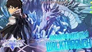 「WALKTHROUGH」SWORD ART ONLINE MEMORY DEFRAG - KILLING XRPHAN THE WHITE WYRM BOSS BATTLE【HD】