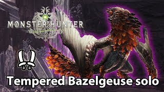 MHWorld PC | Tempered Bazelgeuse solo (Dual Blades) - 2'15