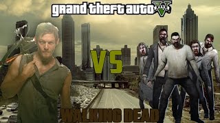 Grand Theft Auto V - Daryl Dixon VS Zombies Mod
