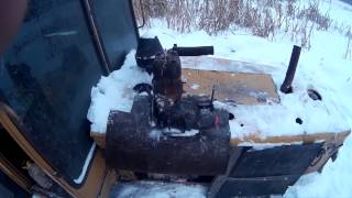 ДТ-75. Снятие пускового двигателя ПД-10.