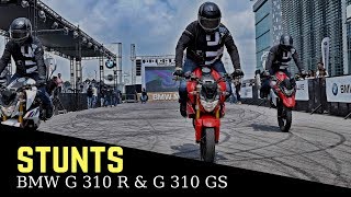 Crazy stunts on the new BMW G 310 R and G 310 GS bikes in India