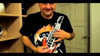 WhoCare LED Guitar Flashing T-Shirt design