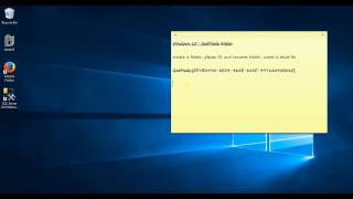 Windows 10 Secrets   GodMode Folder