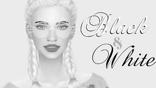 СИМС 4: BLACK AND WHITE CAS CHALLENGE?✂
