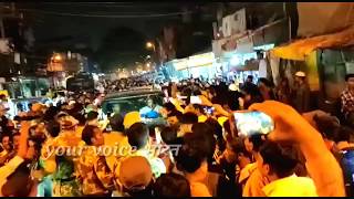Grand Welcome In Malegaon Maharashtra AIMIM President Asaduddin Owaisi