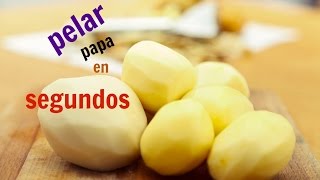 Como pelar papas en segundos