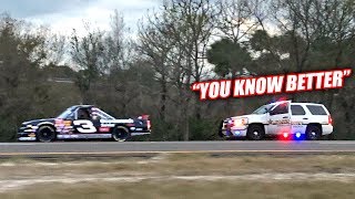 I Got PULLED OVER in my NASCAR! (too many bald eagles)