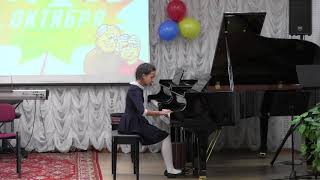 Шарова Дарья, 11лет, Н Торопова "Цветок и бабочки", МБУ ДО "ДШИ" г. Мирный