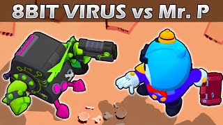 ?8 BIT vs Mr. P? | 1vs1 | 21 Test | Brawl Stars