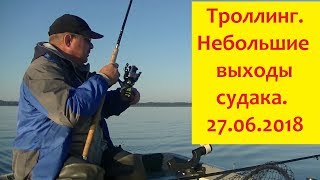 Троллинг. Короткие выходы хищника. 27.06.2018