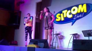 osang  X FACTOR singing The Prayer @ Sitcom live in las pinas
