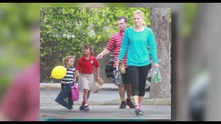Lindsey Vonn Takes Tiger Woods' Kids to School
