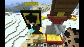 Reki and Rakka in Minecraft