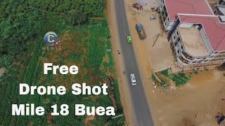 Drone shot of Mile 18 Buea | Drone short of SW Region of Cameroon