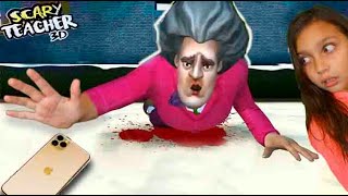 ФИНАЛ МИСС ТИ в РЕАЛЬНОЙ ЖИЗНИ Злая Учительница Scary Teacher 3D ДЕЛАЮ КОНЦОВКУ против Miss Т АЙФОН