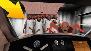CRASHED INTO 100 CLONES GRANNY BY CAR! - Granny