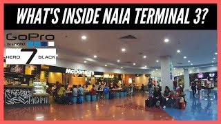 Quick Look Inside NAIA Terminal 3 Philippines GoPro Hero 7 Black Vlogging