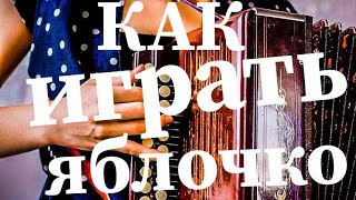 Как играть "Яблочко" на гармони?Разбор наигрыша на гармошке!