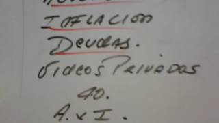 CONTABILIDAD: AJUSTE POR INFLACIÓN.DEUDAS.COMPLICADO.TE ANIMAS?