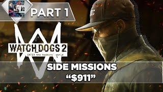 Watch Dogs 2 - Stealth Walkthrough - Side Missions Part 1 "$911" | CenterStrain01