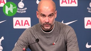 Tottenham 0-1 Manchester City | Pep Guardiola: Riyad Mahrez was badly affected by Leicester tragedy