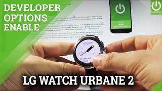 Debeloper Options in LG Watch Urbane 2 - Enable USB Debugging