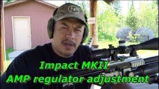 FX Impact AMP regulator adjustment - shooting pellets in the Slug-X liner