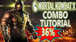 Mortal Kombat X SCORPION Combos - INFERNO Combo Tutorial