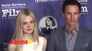 Eddie Redmayne, Elle Fanning, Ezra Miller SBIFF "VIRTUOSOS" Award 2013 Arrivals