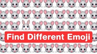 Find Odd WhatsApp Emoji - Genius Eyes Challenge