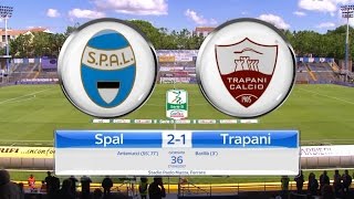 Highlights Spal-Trapani 2-1, 36^ Giornata SerieB 17.04.17 ©TrapaniCalcio.it