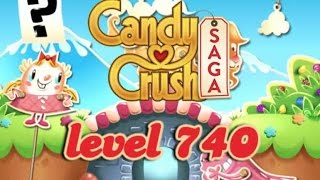 Candy Crush Saga Level 740 - ★★ - Boost