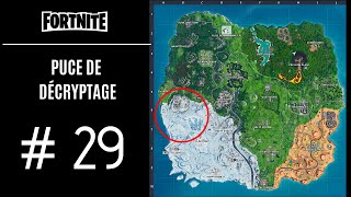 Fortnite : Puce Numéro 29 / Chercher sous l'arbre du chalet de casse noisette