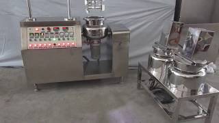 10L vacuum homogenizer mixer for cosmetic emulsion gel with high viscosity lab use