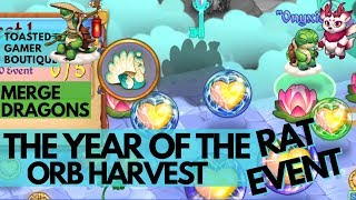 Merge Dragons The Year Of The Rat Event • Orb Harvest & Life Flowers ☆☆☆