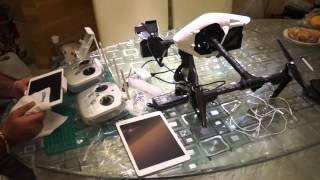 Обзор квадрокоптера нового поколения DJI Inspire 1 (2 передатчика) от авиаклуба "Диар-Флай"