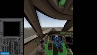 Boeing 747-400 quick cold start and takeoff XPlane 11 VR HTC Vive